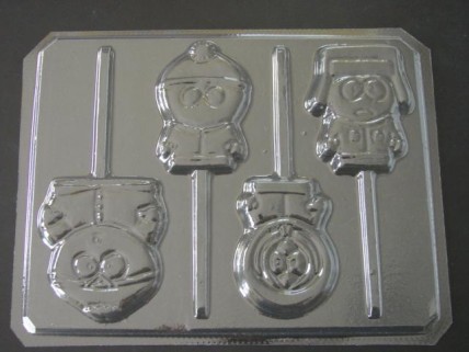 165sp North Park Chocolate or Hard Candy Lollipop Mold